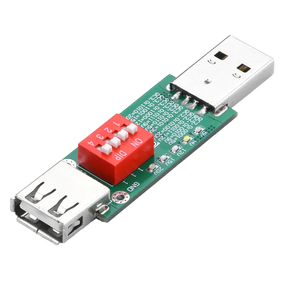 Aideepen QC2.0/3.0 Тестовая плата адаптера быстрой зарядки 
Aideepen QC2.0/3.0 Тестовая плата адаптера быстрой зарядки