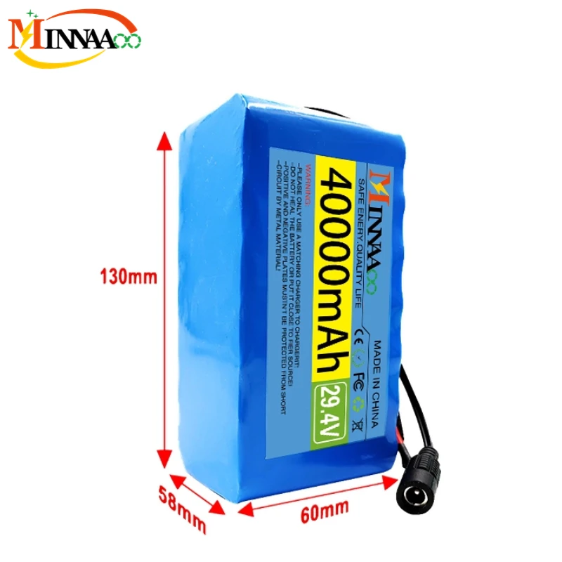 24V 40Ah 7S3P 18650 Li-ion Battery Pack 29.4V 40000mAh Electric Bicycle Moped /Electric/Lithium Ion Battery Pack+ 2A Charger
24V 40Ah 7S3P 18650 Li-ion Battery Pack 29.4V 40000mAh Electric Bicycle Moped /Electric/Lithium Ion Battery Pack+ 2A Charger
