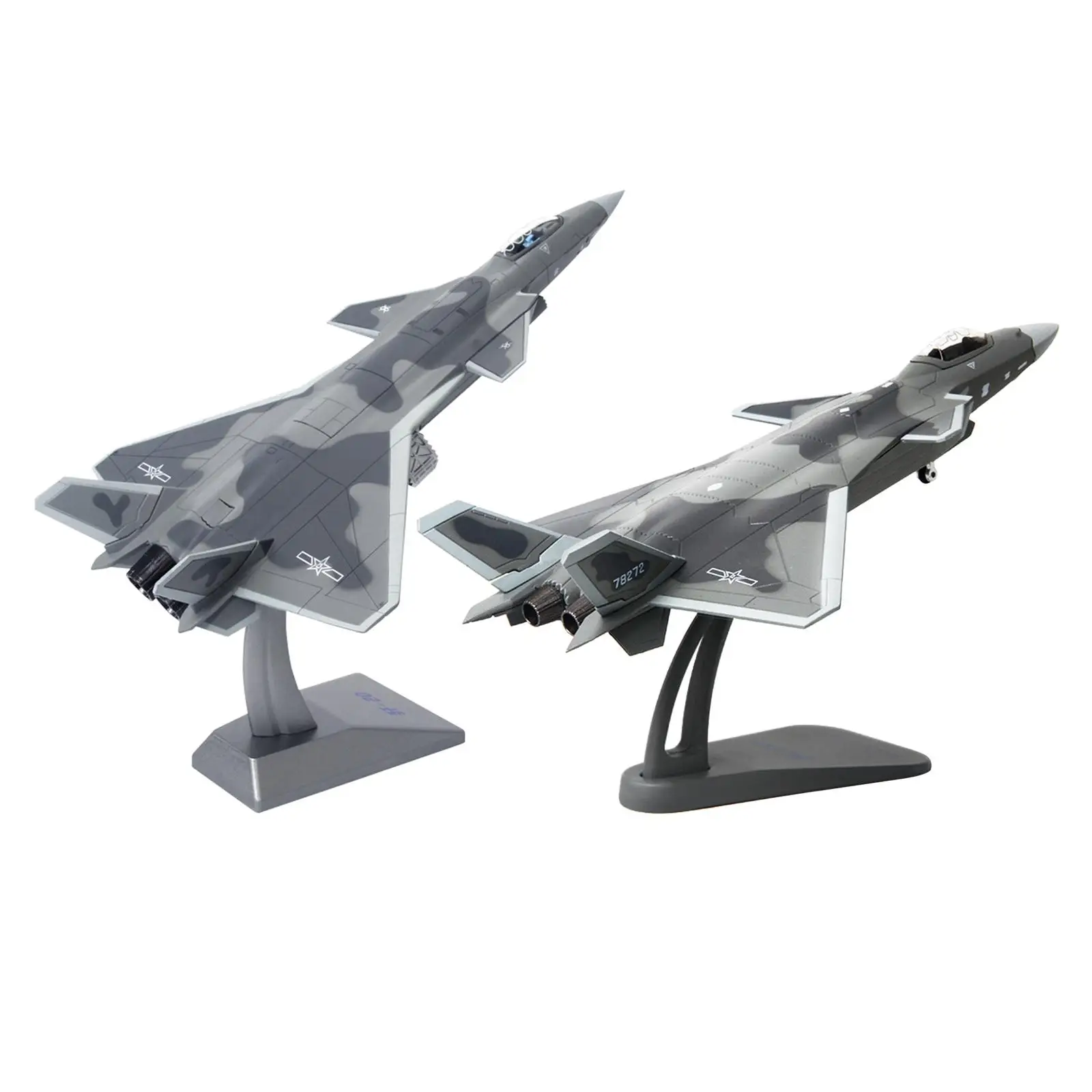 Diecast J-20 & Display Stand,Office Shelf Desktop Collection Gift Model, Table Decoration
Diecast J-20 & Display Stand,Office Shelf Desktop Collection Gift Model, Table Decoration