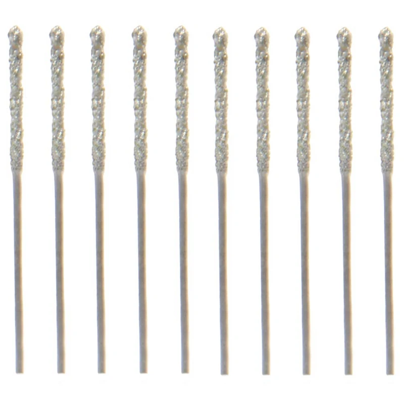 20Pcs 0.8Mm Diamond Coated Tipped Tip Twist Drill Bit For Glass Jewelry Stone Tile
20Pcs 0.8Mm Diamond Coated Tipped Tip Twist Drill Bit For Glass Jewelry Stone Tile