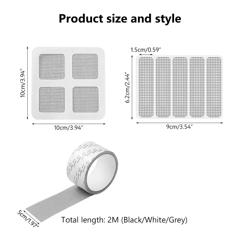 Window And Door Screen Repair Patch Adhesive Repair Kit Indoor Insect Fly Mosquit Window Screens Curtain Mosquito Net
Window And Door Screen Repair Patch Adhesive Repair Kit Indoor Insect Fly Mosquit Window Screens Curtain Mosquito Net