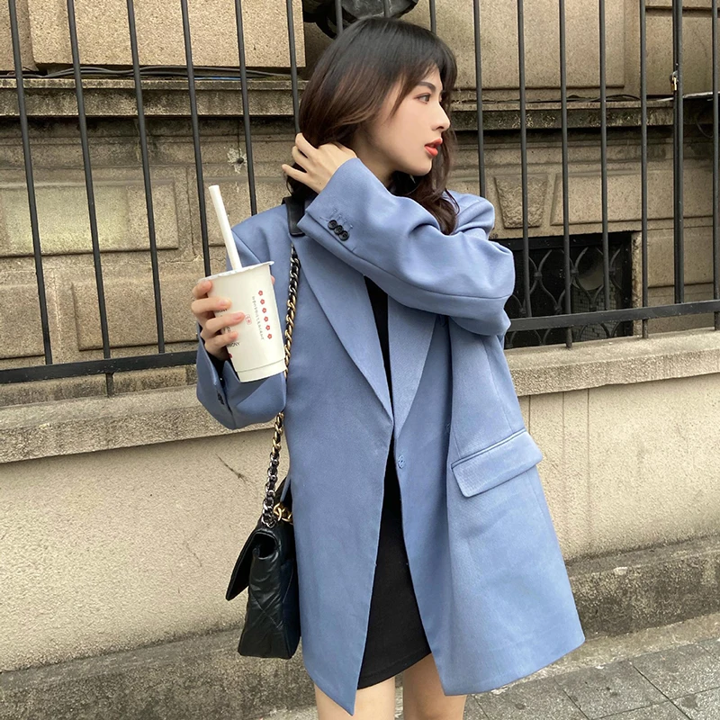 Весенне-осенняя одежда, шикарная и элегантная корейская модная Популярная свободная повседневная куртка с наплечниками, пальто, женские бл...
Весенне-осенняя одежда, шикарная и элегантная корейская модная Популярная свободная повседневная куртка с наплечниками, пальто, женские бл...