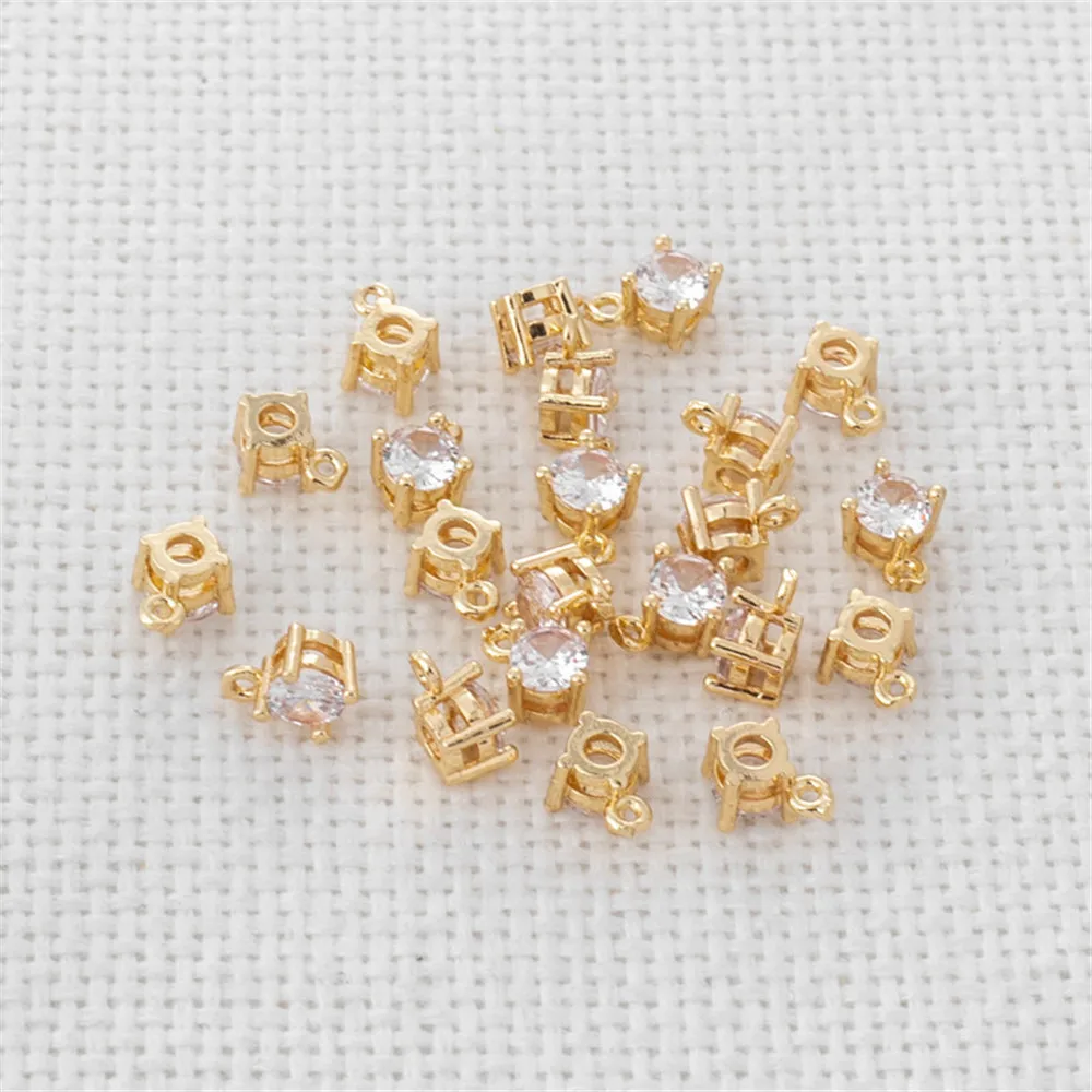 14k gold color retention zircon small pendant 5 * 7.5mm bracelet necklace earrings pendant small pendant accessories
14k gold color retention zircon small pendant 5 * 7.5mm bracelet necklace earrings pendant small pendant accessories