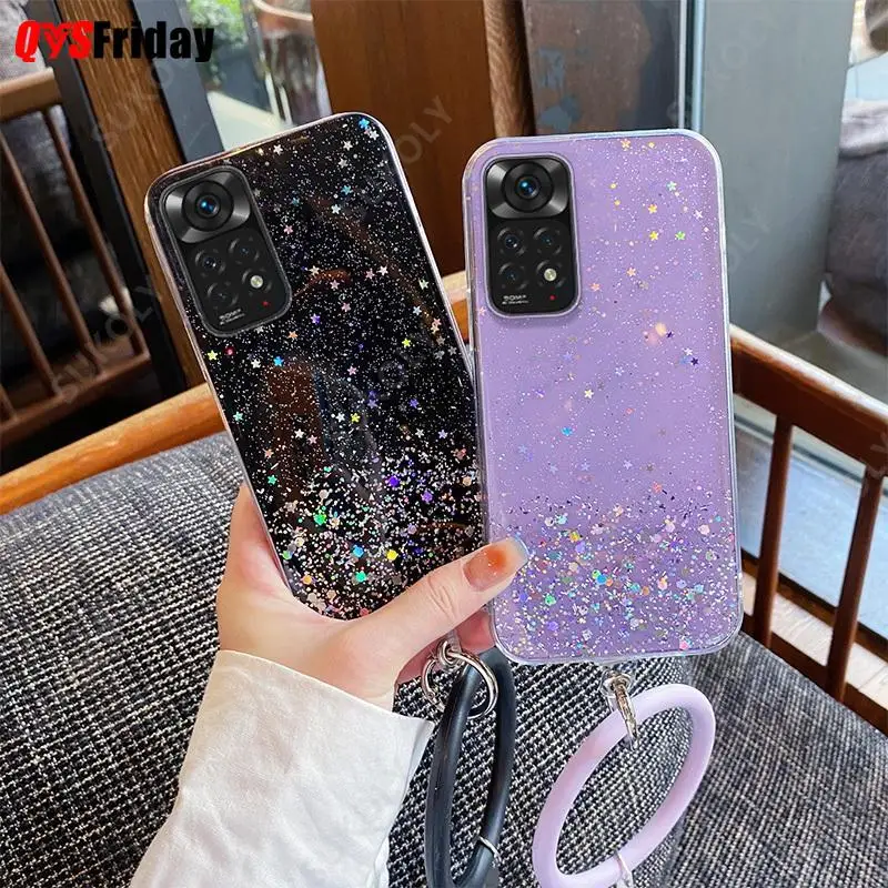 Чехол с блестками и ремешком на руку для Xiaomi Redmi Note 11 10 Pro 9T 9C 9A Mi 12 11T 11 Lite, противоударный чехол для Xiaomi Poco X3 F3 M4 K40
Чехол с блестками и ремешком на руку для Xiaomi Redmi Note 11 10 Pro 9T 9C 9A Mi 12 11T 11 Lite, противоударный чехол для Xiaomi Poco X3 F3 M4 K40