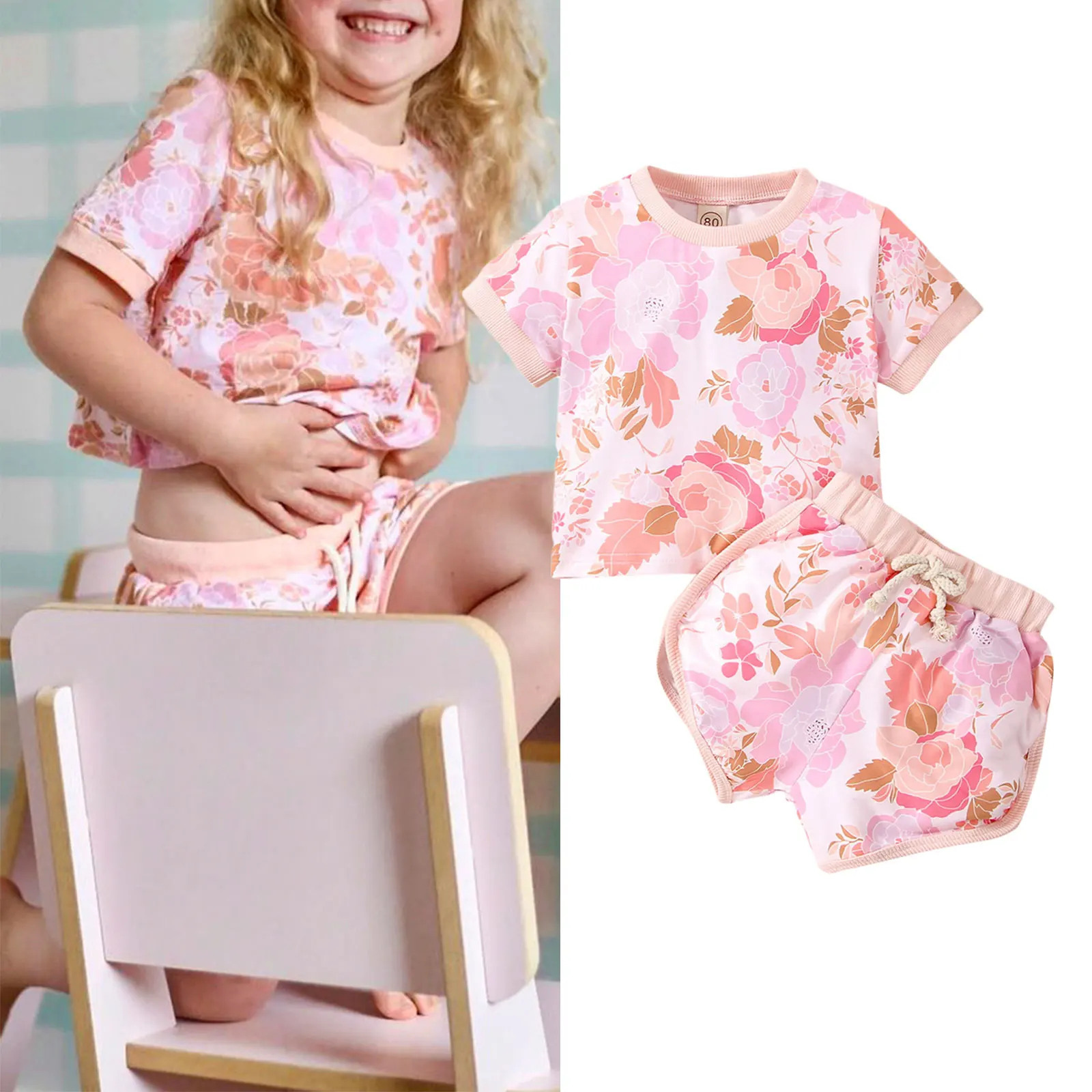 Ma&Baby 6M-4Y Toddler Infant Baby Girls Clothes Set Flower Print T-shirt Shorts Outfits Summer Costumes D35
Ma&Baby 6M-4Y Toddler Infant Baby Girls Clothes Set Flower Print T-shirt Shorts Outfits Summer Costumes D35