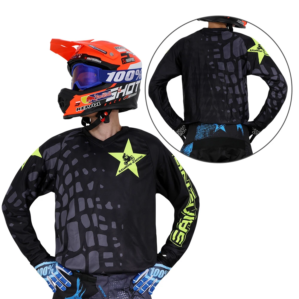 Motocross Jersey racing Motorcycle Mens clothes Motorbike Off-road Enduro Team custom name number LOGO printing ATV
Motocross Jersey racing Motorcycle Mens clothes Motorbike Off-road Enduro Team custom name number LOGO printing ATV