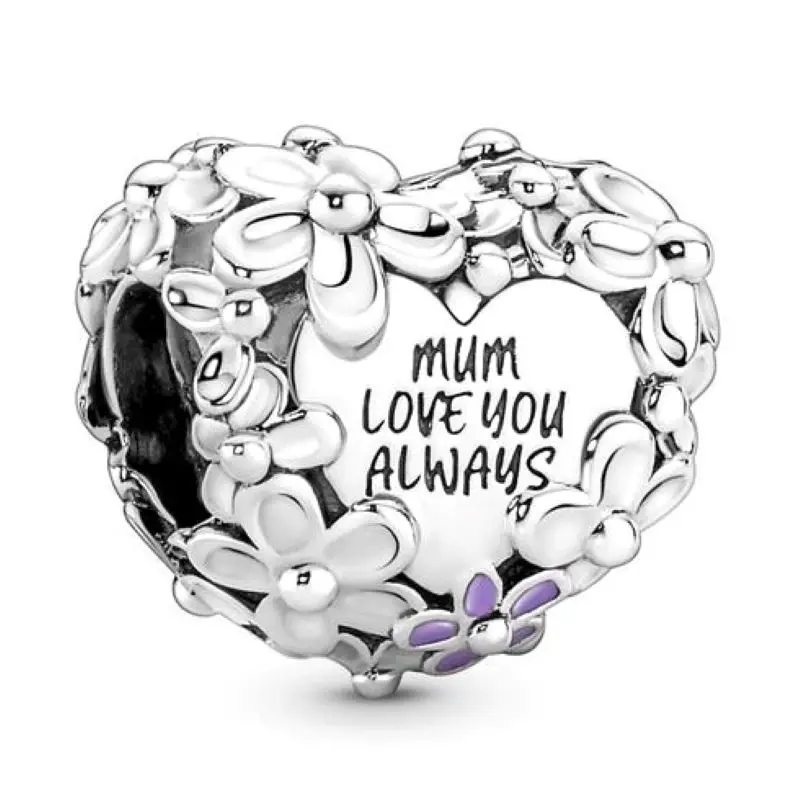 Authentic 925 Sterling Silver Moments Mum Daisy Heart Charm Bead Fit Pandora Bracelet & Necklace Jewelry
Authentic 925 Sterling Silver Moments Mum Daisy Heart Charm Bead Fit Pandora Bracelet & Necklace Jewelry
