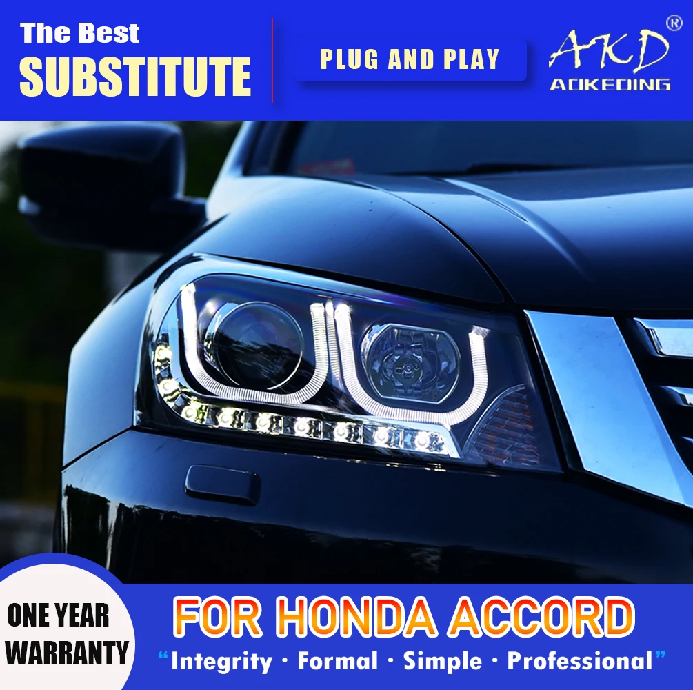 AKD Head Lamp for Honda Accord LED Headlight 2008-2012 Headlights Accord G8 DRL Turn Signal High Beam Angel Eye Projector Lens
AKD Head Lamp for Honda Accord LED Headlight 2008-2012 Headlights Accord G8 DRL Turn Signal High Beam Angel Eye Projector Lens