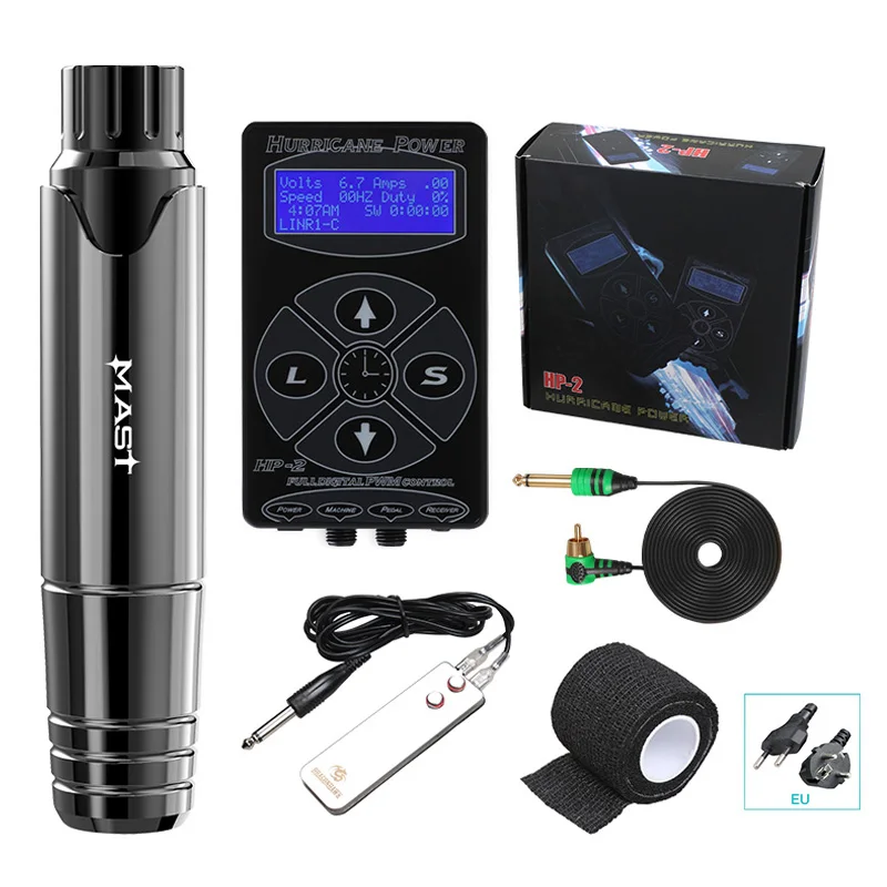 Mast P10 Professional Permanent Makeup Machine Set Tattoo Rotary Pen Kits LCD Power Supply for Tattoo Artist Kit Tattoo Supplies
Mast P10 Professional Permanent Makeup Machine Set Tattoo Rotary Pen Kits LCD Power Supply for Tattoo Artist Kit Tattoo Supplies