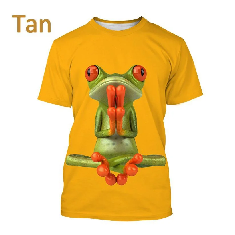 Personality Fashion Frog 3D Printed T Shirt Funny Animal Men and Women Color Casual Funny Hip Hop Style Short Sleeve Top
Personality Fashion Frog 3D Printed T Shirt Funny Animal Men and Women Color Casual Funny Hip Hop Style Short Sleeve Top