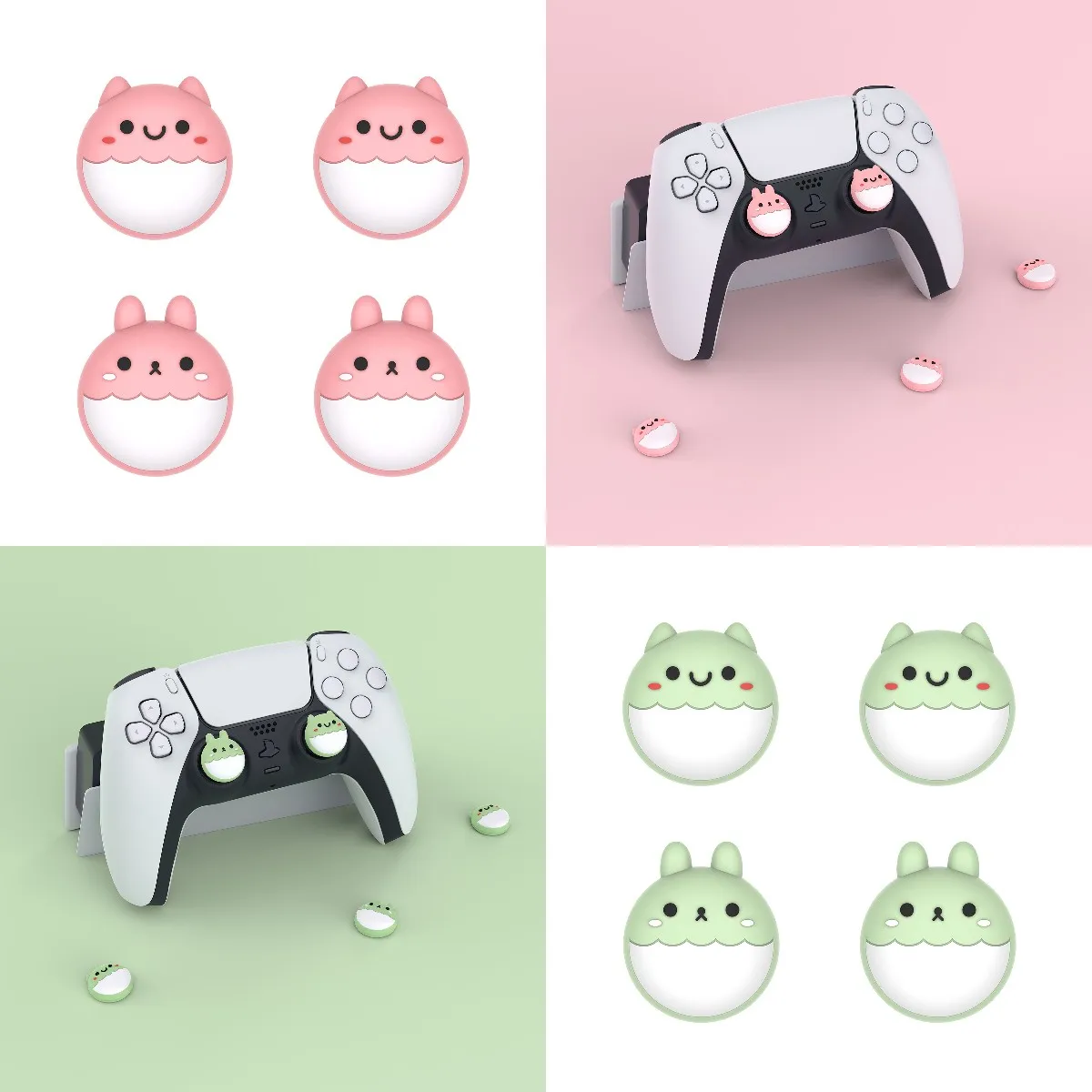 PlayVital Rabbit & Squirrel Thumb Grips Joystick Caps Thumbstick Cover for ps5/4, for Xbox Series X/S, for Switch Pro
PlayVital Rabbit & Squirrel Thumb Grips Joystick Caps Thumbstick Cover for ps5/4, for Xbox Series X/S, for Switch Pro