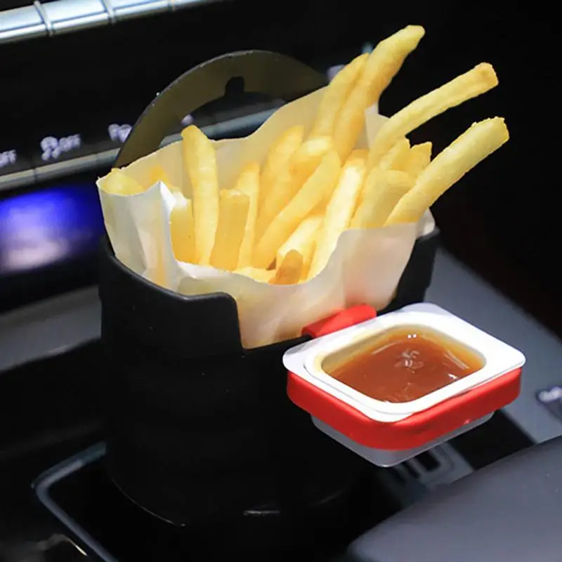Sauce Holder For Car Storage Box Drink Coffee Bottle Organizer Food Tray Rack Basket Dipping Sauce Car Interior Car Accesories
Sauce Holder For Car Storage Box Drink Coffee Bottle Organizer Food Tray Rack Basket Dipping Sauce Car Interior Car Accesories