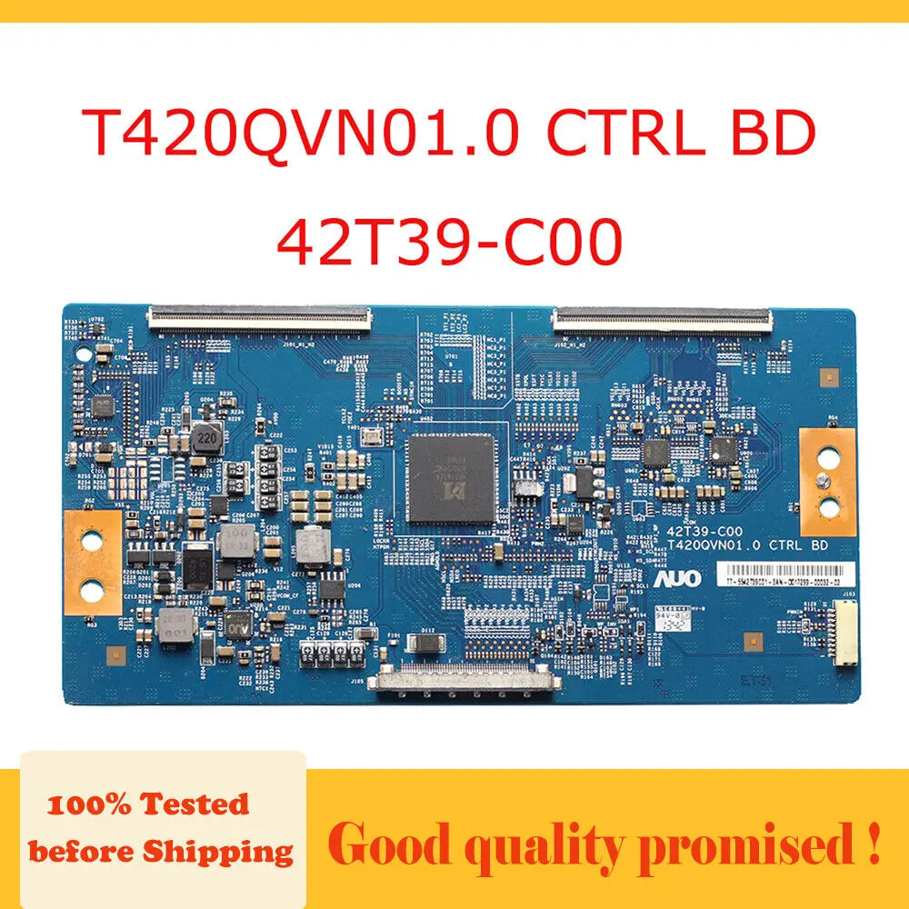 For tcon board T420QVN01.0 CTRL BD 42T39-C00 circuit test TV logic board 42T39-C00 
For tcon board T420QVN01.0 CTRL BD 42T39-C00 circuit test TV logic board 42T39-C00