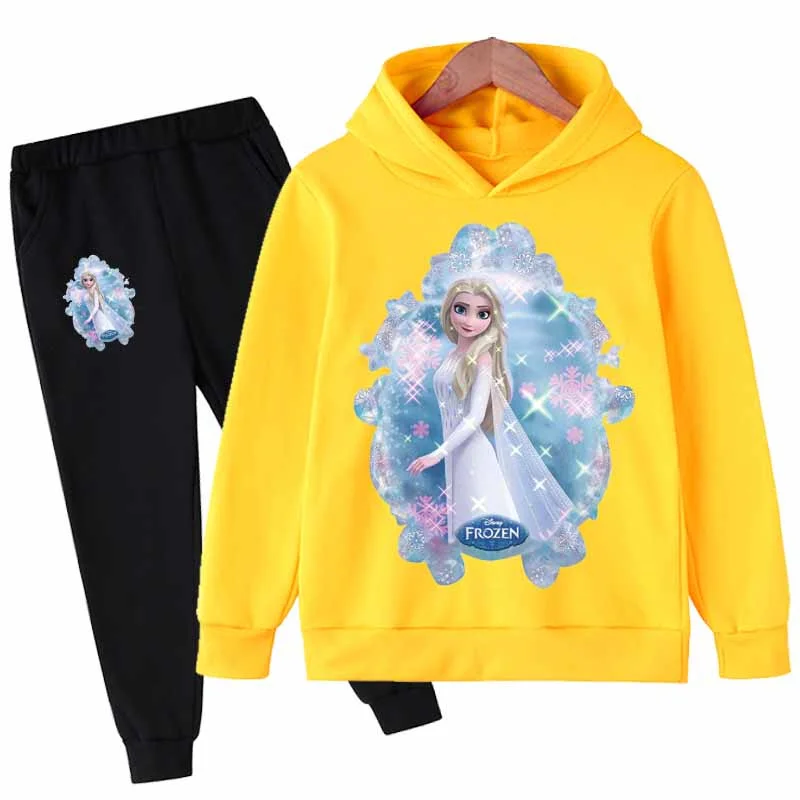 2022 spring Autumn kids Girls Frozen Elsa Clothes Sets baby 2pcs Winter Children's Pullover+pants Cotton Tops Hooded Suits
2022 spring Autumn kids Girls Frozen Elsa Clothes Sets baby 2pcs Winter Children's Pullover+pants Cotton Tops Hooded Suits