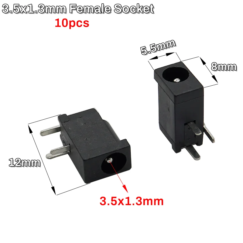10 шт. DC Power Plug Jack DC002 3.5x1.1мм/3.5x1.3мм DC-002 1A/30V Вилка/Розетка
10 шт. DC Power Plug Jack DC002 3.5x1.1мм/3.5x1.3мм DC-002 1A/30V Вилка/Розетка