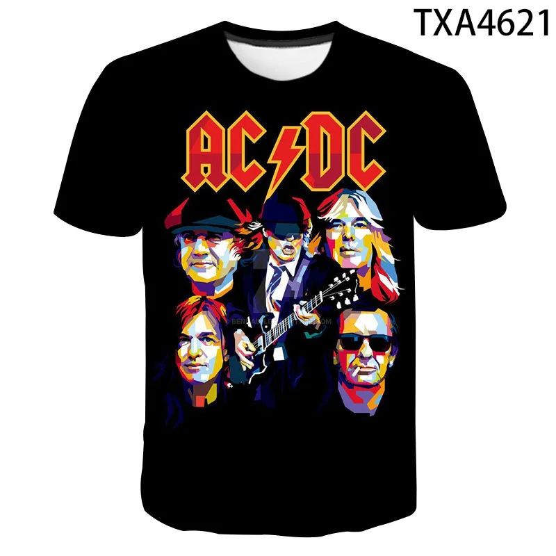AC DC Summer 3D Printed T Shirts Casual Men Women Children Fashion Short Sleeve Boy Girl Kids Cool Streetwear Cotton Tops
AC DC Summer 3D Printed T Shirts Casual Men Women Children Fashion Short Sleeve Boy Girl Kids Cool Streetwear Cotton Tops