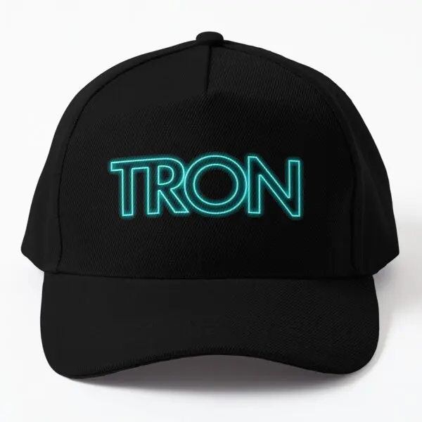 

Tron Logo Baseball Cap Hat Bonnet Spring Sun Czapka Hip Hop Snapback Black Solid Color Boys Casquette Summer Women Outdoor