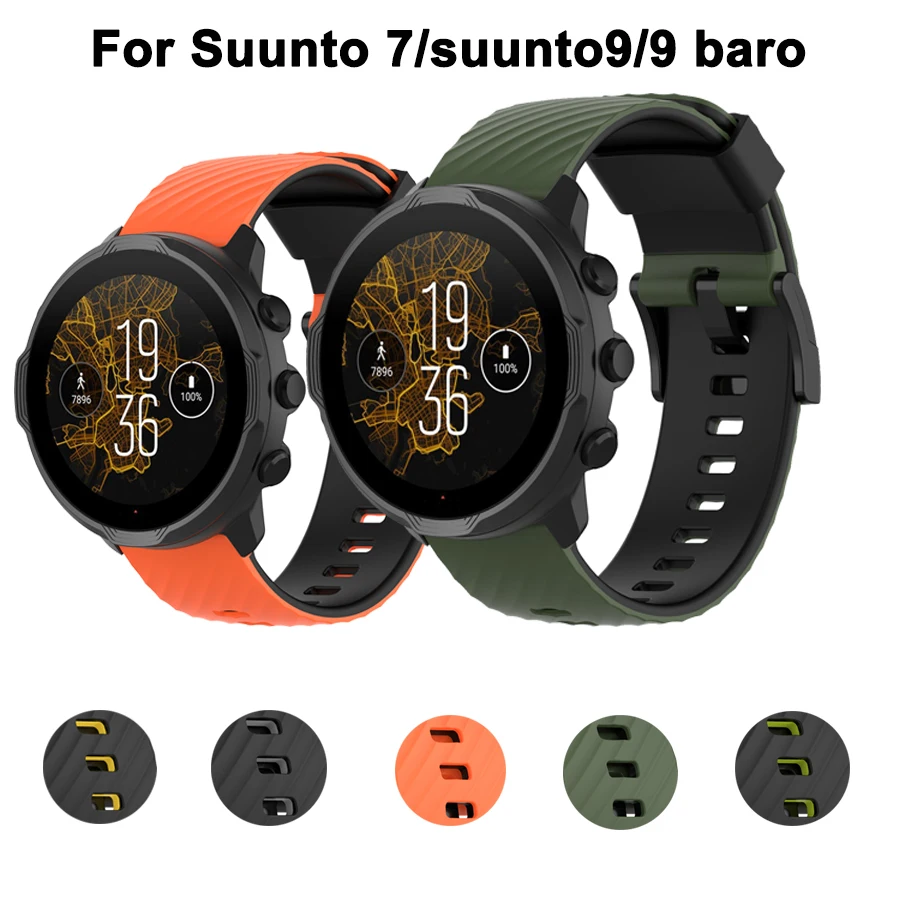 24mm Soft Silicone Watch Band for Suunto 9/7/D5/Spartan Sport/Wrist HR Sport Breathable Strap Watchband Bracelet For suunto Baro
24mm Soft Silicone Watch Band for Suunto 9/7/D5/Spartan Sport/Wrist HR Sport Breathable Strap Watchband Bracelet For suunto Baro