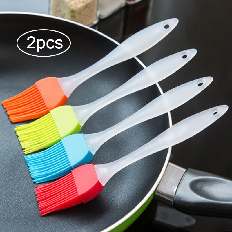 2pcs Silicone Baking Pastry Brush Barbecue Oil Brushes for Cake Bread Butter Baking Tools Kitchen Accessories BBQ Grill Brushes
2pcs Silicone Baking Pastry Brush Barbecue Oil Brushes for Cake Bread Butter Baking Tools Kitchen Accessories BBQ Grill Brushes