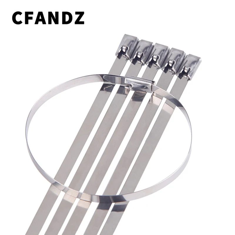 100PCS 304 Stainless Steel Ties Binding Strap 4.6mm Multifunctional Locking Cable Ties 4.6*500mm-4.6*1000mm
100PCS 304 Stainless Steel Ties Binding Strap 4.6mm Multifunctional Locking Cable Ties 4.6*500mm-4.6*1000mm