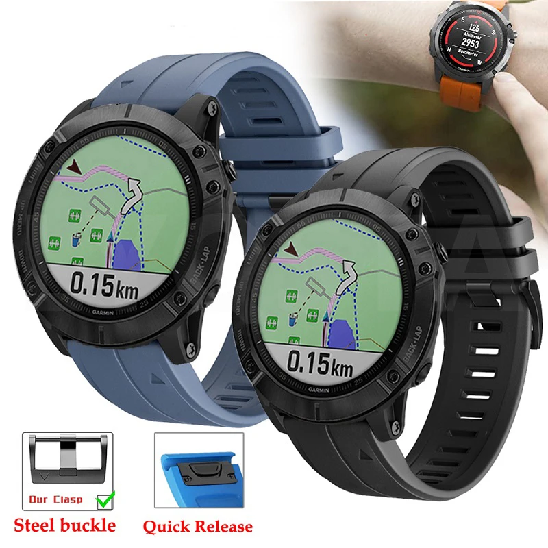Ремешок силиконовый для Garmin Fenix 7X 7 6 6X Pro 5 5X Plus 3 HR, быстросъемный браслет для наручных часов Easyfit, 26 мм 22 мм
Ремешок силиконовый для Garmin Fenix 7X 7 6 6X Pro 5 5X Plus 3 HR, быстросъемный браслет для наручных часов Easyfit, 26 мм 22 мм