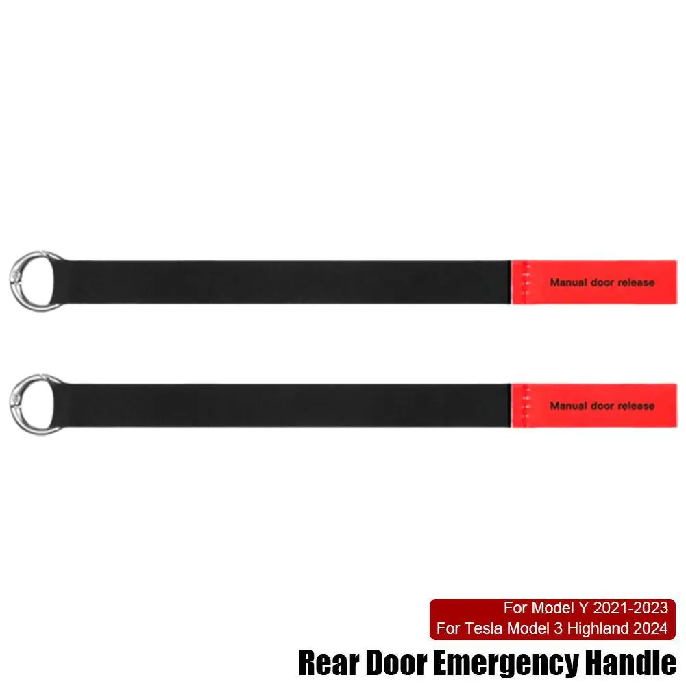 Экстренные ситуации с задней дверью, защитный трос для Tesla Highland 2024 для модели Y 2021-2023, экстренная ручка, автомобильный аксессуар, 2 шт.
Экстренные ситуации с задней дверью, защитный трос для Tesla Highland 2024 для модели Y 2021-2023, экстренная ручка, автомобильный аксессуар, 2 шт.