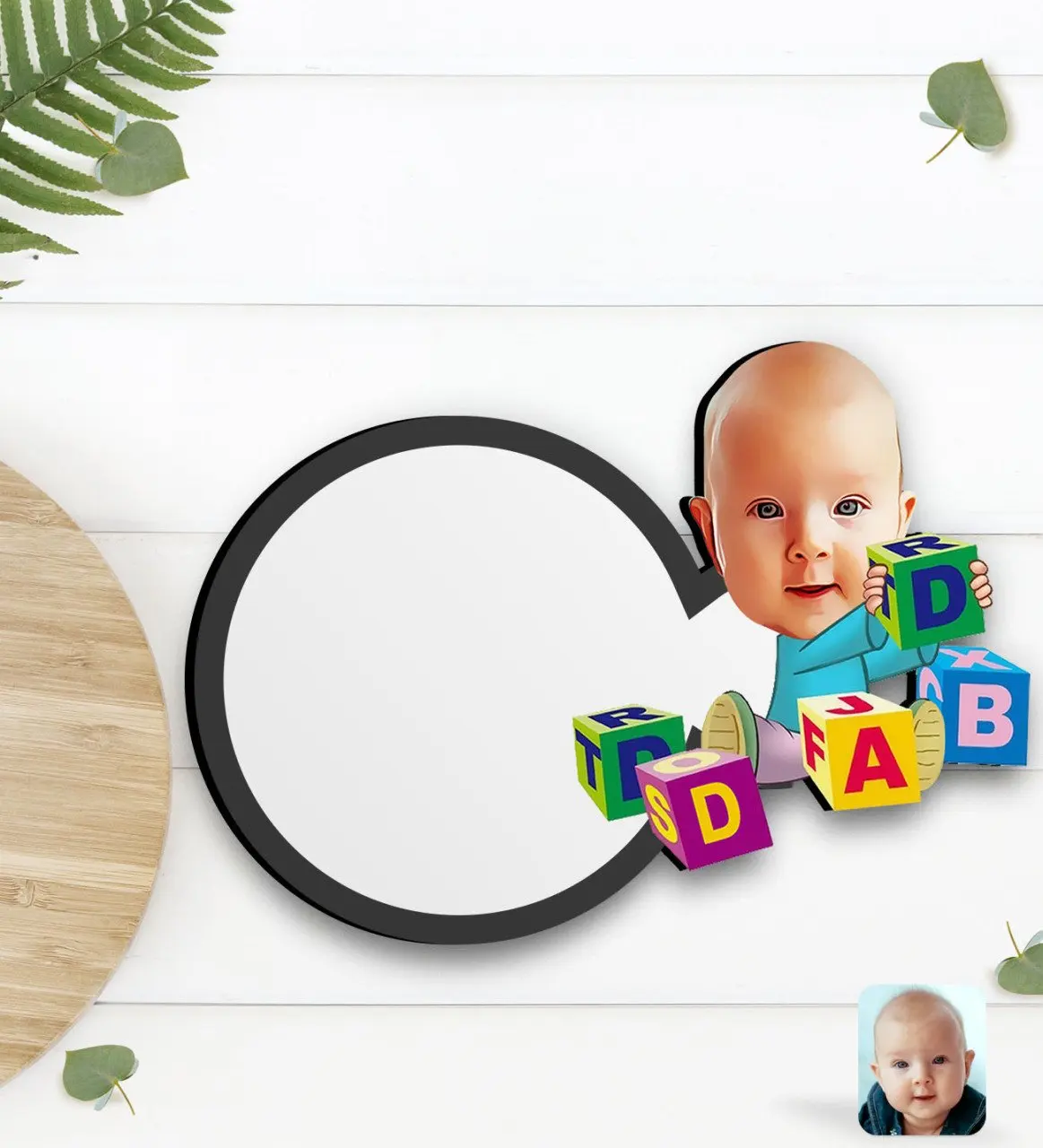 Персонализированная детская карикатура на деревянную чашку 
Персонализированная детская карикатура на деревянную чашку