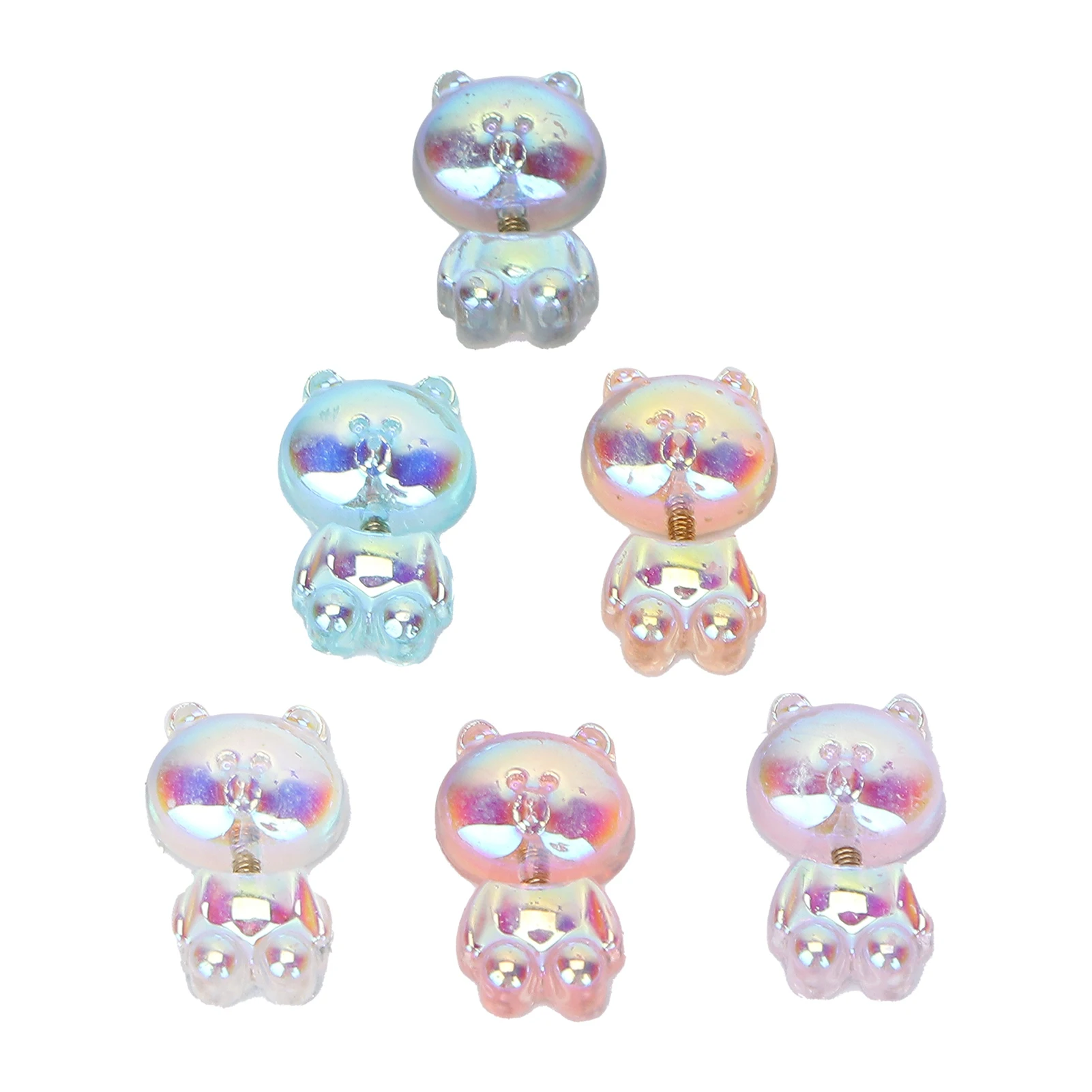 6pcs Bear Nail Art Decoration Cute 3D Bear Nail Accessories Decal for DIY Manicure
6pcs Bear Nail Art Decoration Cute 3D Bear Nail Accessories Decal for DIY Manicure