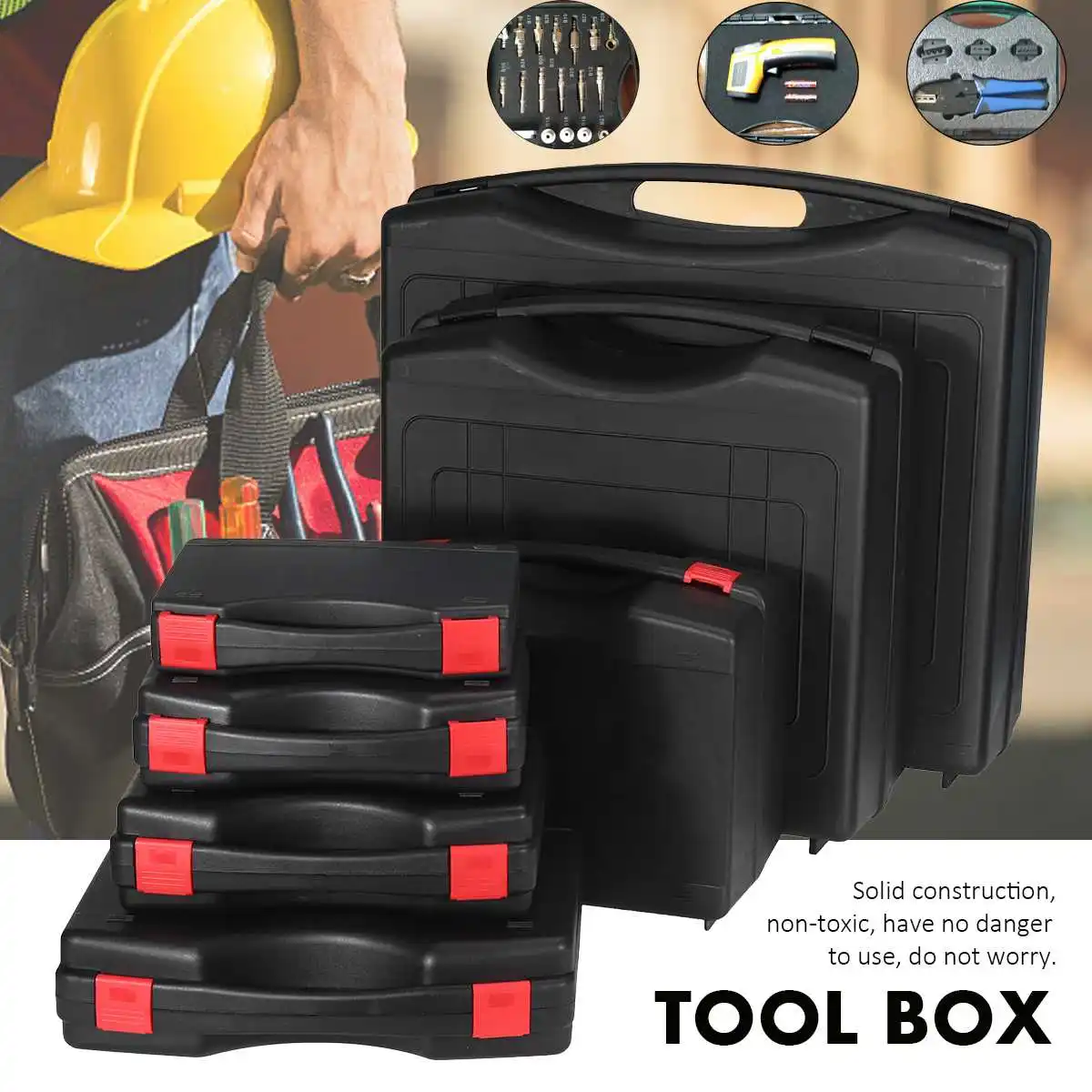 Hard Case Box Portable Plastic Tool Case Safety Box Equipment Tool Box Suitcase Tool Box with Foam Storage Organizer Case
Hard Case Box Portable Plastic Tool Case Safety Box Equipment Tool Box Suitcase Tool Box with Foam Storage Organizer Case