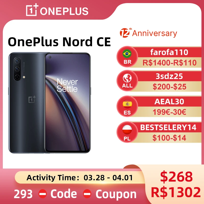Глобальная версия Oneplus Nord CE 5G EB2103 Snapdragon750G смартфон 90 Гц жидкокристаллический AMOLED дисплей 4500 мАч 30 т Быстрая зарядка NFC телефон
Глобальная версия Oneplus Nord CE 5G EB2103 Snapdragon750G смартфон 90 Гц жидкокристаллический AMOLED дисплей 4500 мАч 30 т Быстрая зарядка NFC телефон