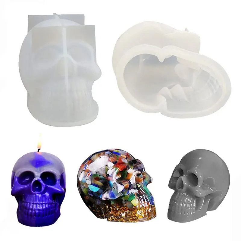 Large Skull Silicone Candle Mold DIY Buck Teeth Skeleton Crystal Resin Epoxy Soap Ice Cube Baking Chocolate Mold Home Decor Gift
Large Skull Silicone Candle Mold DIY Buck Teeth Skeleton Crystal Resin Epoxy Soap Ice Cube Baking Chocolate Mold Home Decor Gift