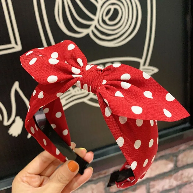 2022 Fashion Trend Women's Wide Headband Bow Knot Cross Sweet Korean Style Polka Dot Hairband Cute Hair Hoop Headwear Headdress
2022 Fashion Trend Women's Wide Headband Bow Knot Cross Sweet Korean Style Polka Dot Hairband Cute Hair Hoop Headwear Headdress
