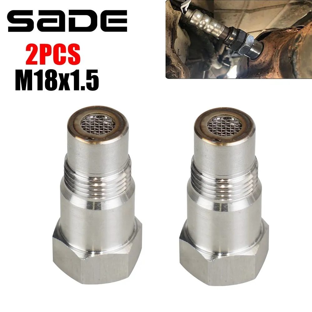 2Pcs M18X1.5 Car CEL Fix Check Engine Light Eliminator Adapter, Oxygen O2 Sensor P0420 P0430 For OFF ROAD TP-1014
2Pcs M18X1.5 Car CEL Fix Check Engine Light Eliminator Adapter, Oxygen O2 Sensor P0420 P0430 For OFF ROAD TP-1014