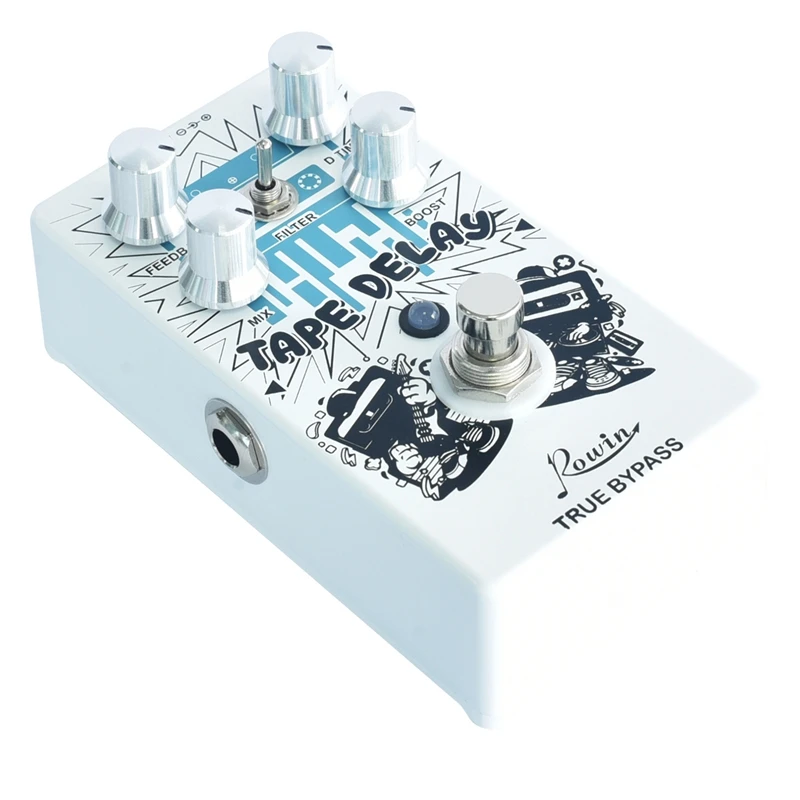 RE-01 Guitar Tape Delay Pedal Guitar Pedal 4 Working Modes True Bypass Metal Guitar Effects Accessories
RE-01 Guitar Tape Delay Pedal Guitar Pedal 4 Working Modes True Bypass Metal Guitar Effects Accessories