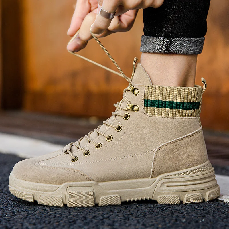 Men Boots Non-slip Shoes for Man Fashion Breathable Working Safety Shoe Plus Size Sneakers Male Shoes Ankle Boots Black Footwear
Men Boots Non-slip Shoes for Man Fashion Breathable Working Safety Shoe Plus Size Sneakers Male Shoes Ankle Boots Black Footwear