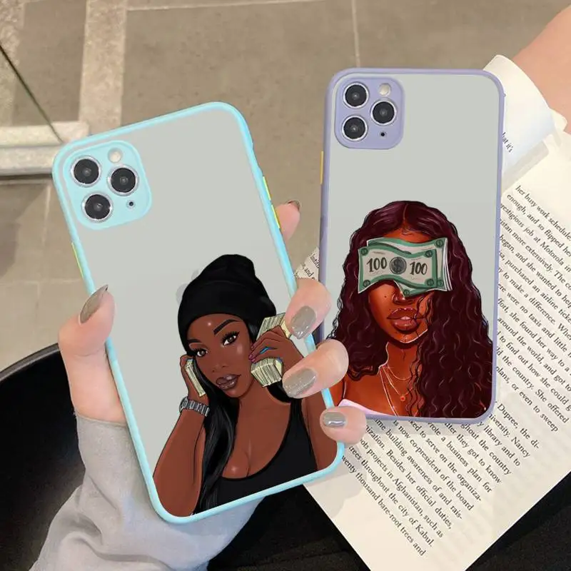 Yinuoda Melanin Poppin African Black Girl Phone Case for iPhone X XR XS 7 8 Plus 11 12 13 pro MAX 13mini Translucent Matte Case
Yinuoda Melanin Poppin African Black Girl Phone Case for iPhone X XR XS 7 8 Plus 11 12 13 pro MAX 13mini Translucent Matte Case