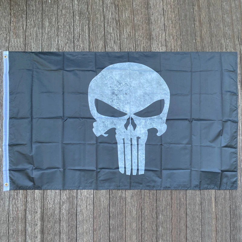 xvggdg 90*150cm Punisher Black Background skull Flag polyester hanging banner For Decoration
xvggdg 90*150cm Punisher Black Background skull Flag polyester hanging banner For Decoration
