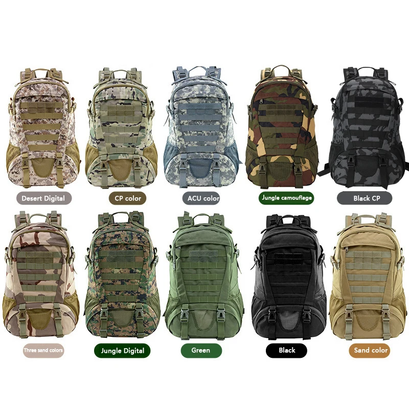 

Military Tactical Outdoor 700D Oxford Waterproof Backpack Backpack Sports Camping Hiking Hiking Fishing Hunting Shoulder Bag