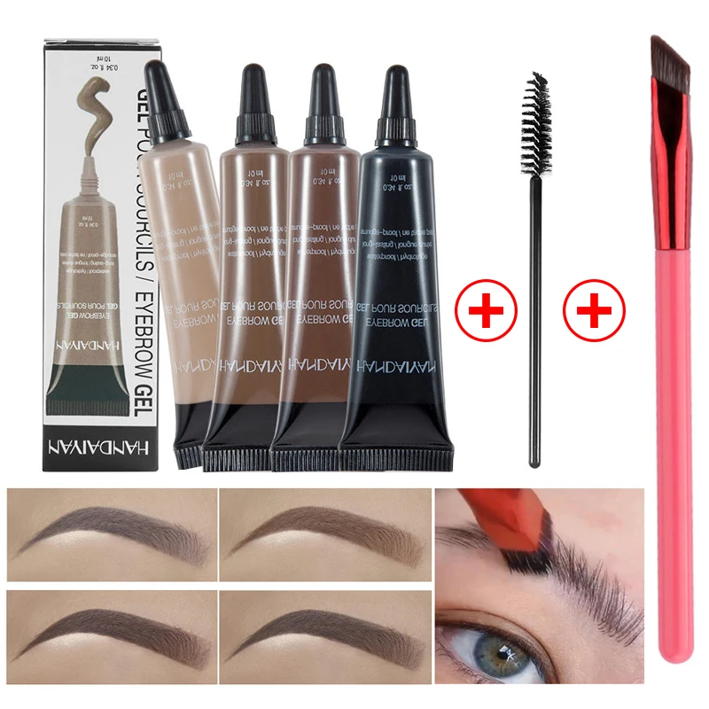 6 Colors Wild Eyebrow Gel Multi-function Wild Eyebrow Brush with Eyebrows Cream Concealer Square Eye Brow Make Up Brushes 10ml
6 Colors Wild Eyebrow Gel Multi-function Wild Eyebrow Brush with Eyebrows Cream Concealer Square Eye Brow Make Up Brushes 10ml