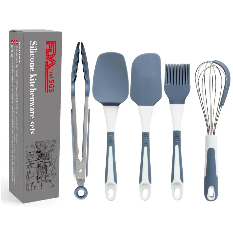 5PCS Silicone Baking tools Set Cream Scraper Knife Oil brush Food Grade DIY For Cake Bread Pastry and bakery accessories
5PCS Silicone Baking tools Set Cream Scraper Knife Oil brush Food Grade DIY For Cake Bread Pastry and bakery accessories
