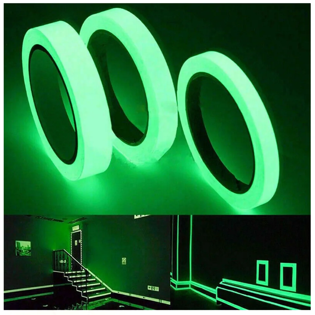 3M10mm Luminous Tape Multiple Color Night Vision Glow In Dark Self-adhesive Warning Tape Safety Stair Line Home Decoration Tapes
3M10mm Luminous Tape Multiple Color Night Vision Glow In Dark Self-adhesive Warning Tape Safety Stair Line Home Decoration Tapes