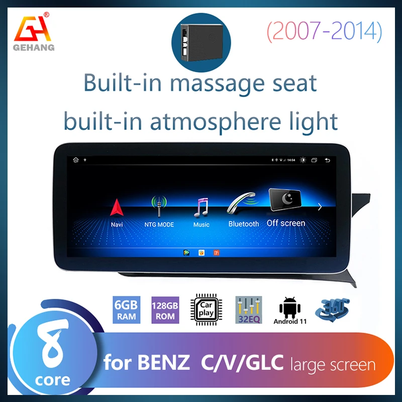 GEHANG 12.3"128GB Android Auto Radio For Mercedes Benz V C GLC W447 w205 2007 2008 2009 2010-2015 2016-2020 Multimedia-player
GEHANG 12.3"128GB Android Auto Radio For Mercedes Benz V C GLC W447 w205 2007 2008 2009 2010-2015 2016-2020 Multimedia-player