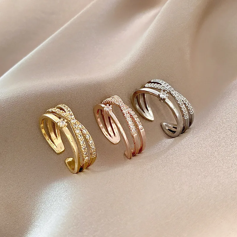 Netizen New Style Set Zircon Super Sparkling Cross Ring for Female Minority Simple and Advanced Open Index Finger Rings
Netizen New Style Set Zircon Super Sparkling Cross Ring for Female Minority Simple and Advanced Open Index Finger Rings