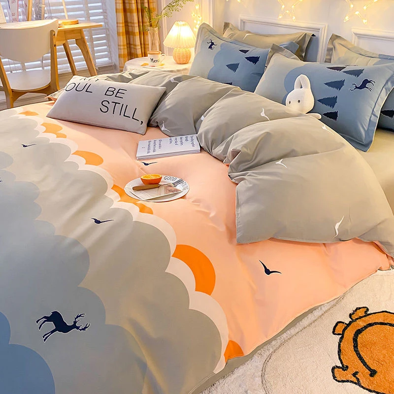 Romantic Seagull Forest Youthful Home Textile Duvet Cover Bed Sheet Pillow Case Single Double Queen King For Home Bedding Set
Romantic Seagull Forest Youthful Home Textile Duvet Cover Bed Sheet Pillow Case Single Double Queen King For Home Bedding Set