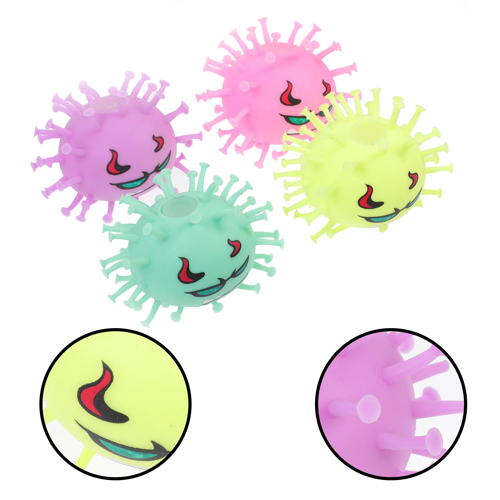 4Pcs Stress Reliever Fidget Virus Virus Plaything Stretchy Plaything for Relaxing
4Pcs Stress Reliever Fidget Virus Virus Plaything Stretchy Plaything for Relaxing