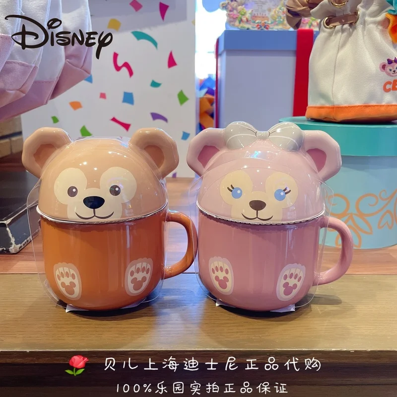 Disney New Kitchen Tableware Duffy Bear Shelliemay Cartoon Mug with Lid Ceramic Couple Water Cup
Disney New Kitchen Tableware Duffy Bear Shelliemay Cartoon Mug with Lid Ceramic Couple Water Cup