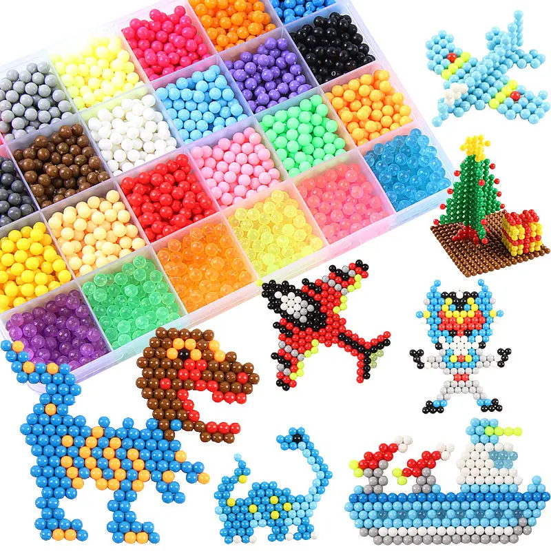 Refill 300Pcs/bag Hama Beads 5mm Perler Water Beads Spray Aqua Magic Educational 3D Beads Puzzles Accessories for Children Toys
Refill 300Pcs/bag Hama Beads 5mm Perler Water Beads Spray Aqua Magic Educational 3D Beads Puzzles Accessories for Children Toys