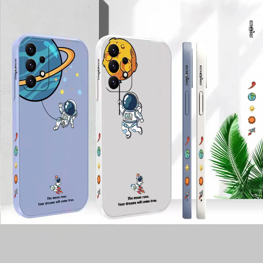 Liquid For Samsung A91 A73 A72 A71 A53 A52 A51 A42 A33 A32 A31 A23 A22 A21S A13 A12 Cover Cartoon Planet Cute Astronaut Case 
Liquid For Samsung A91 A73 A72 A71 A53 A52 A51 A42 A33 A32 A31 A23 A22 A21S A13 A12 Cover Cartoon Planet Cute Astronaut Case