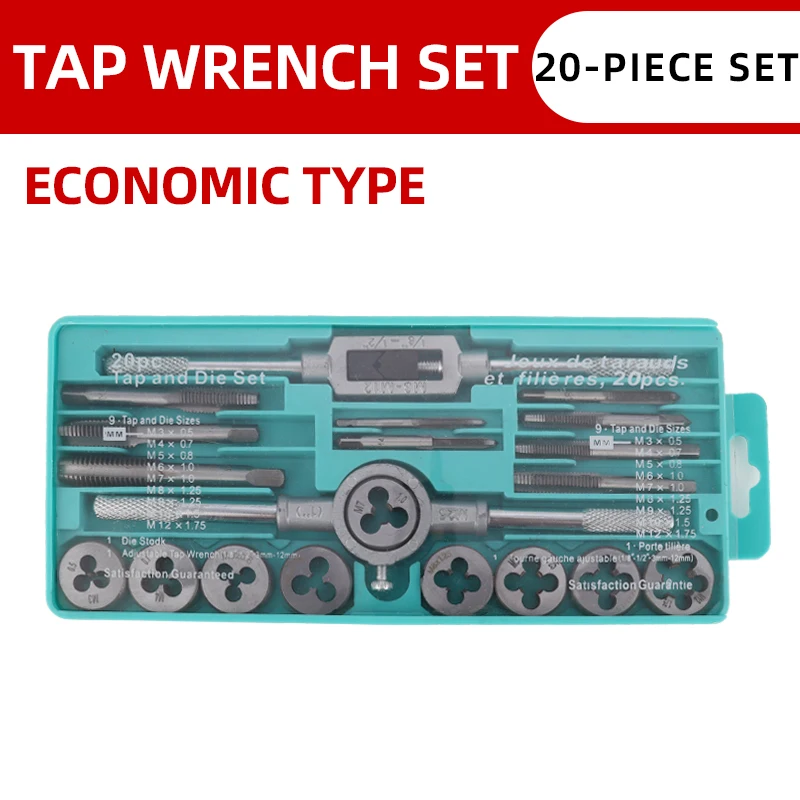 Набор метчиков и плашек Arestun для резьбы M3-M12
Набор метчиков и плашек Arestun для резьбы M3-M12