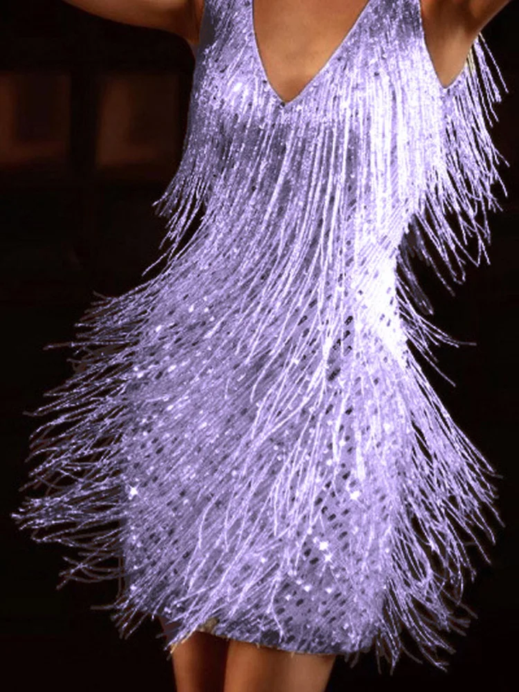 Office Lady Casual hiny Sequin Tassel Dress Women Elegant Solid Sleeveless Mini Dress Summer Fashion V Neck Feather Pencil Dress
Office Lady Casual hiny Sequin Tassel Dress Women Elegant Solid Sleeveless Mini Dress Summer Fashion V Neck Feather Pencil Dress